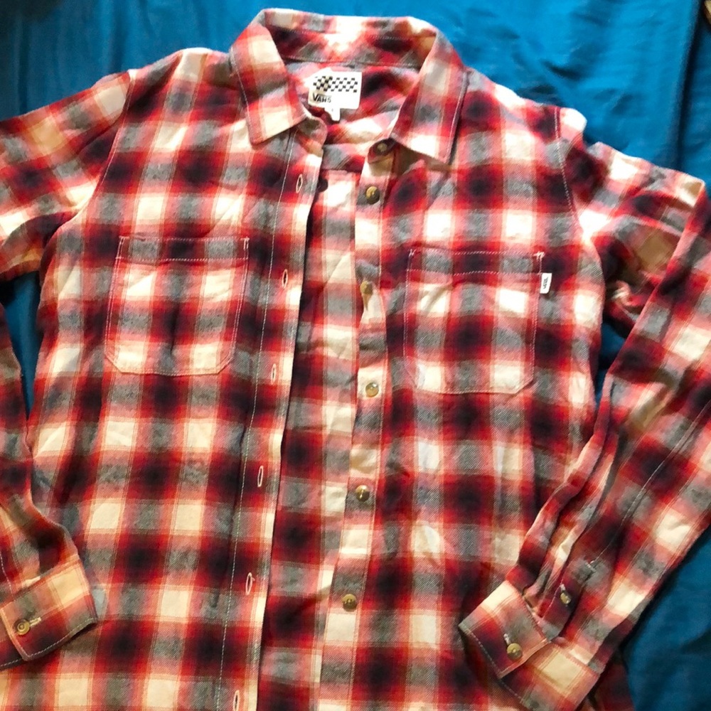 Vans red flannel